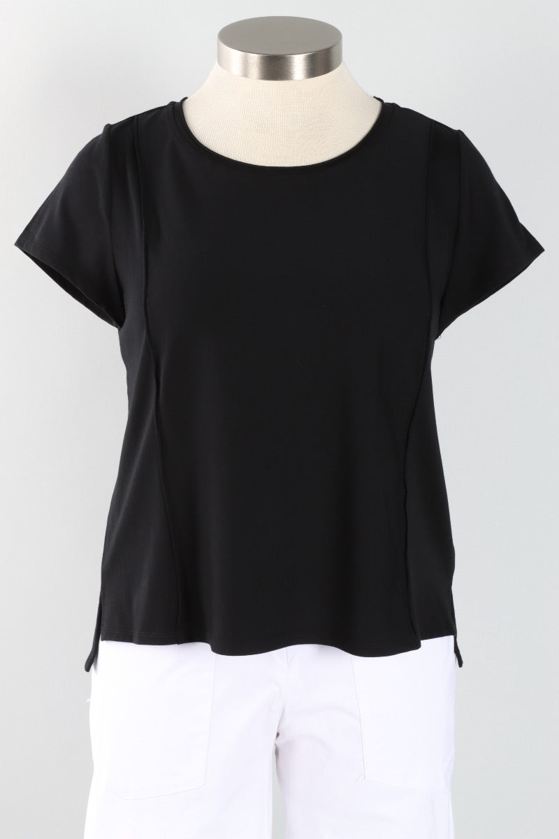 Cap Sleeve Tee - Black