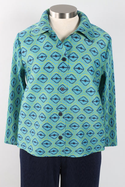 Night Out Jacket - Peacock 