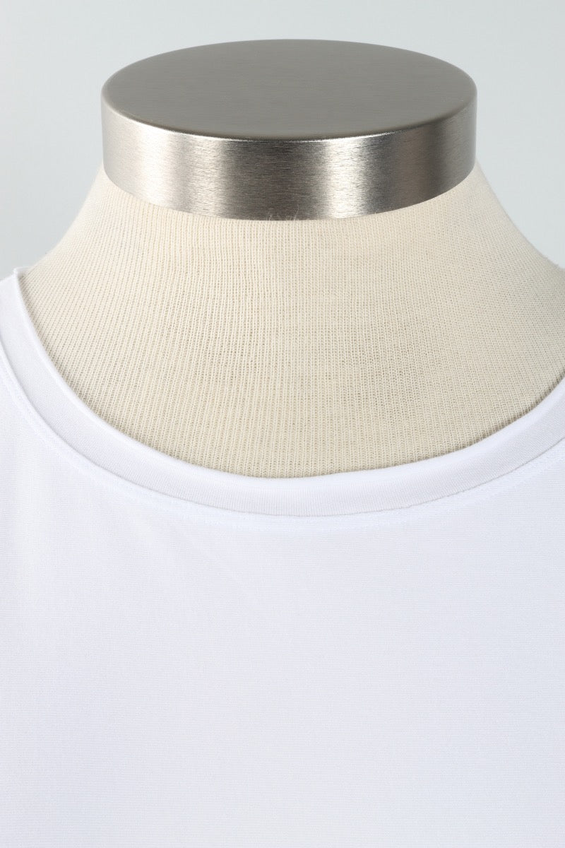 Cap Sleeve Tee - White