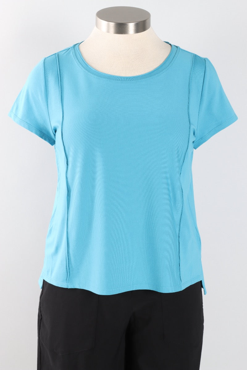 Cap Sleeve Tee - Peacock