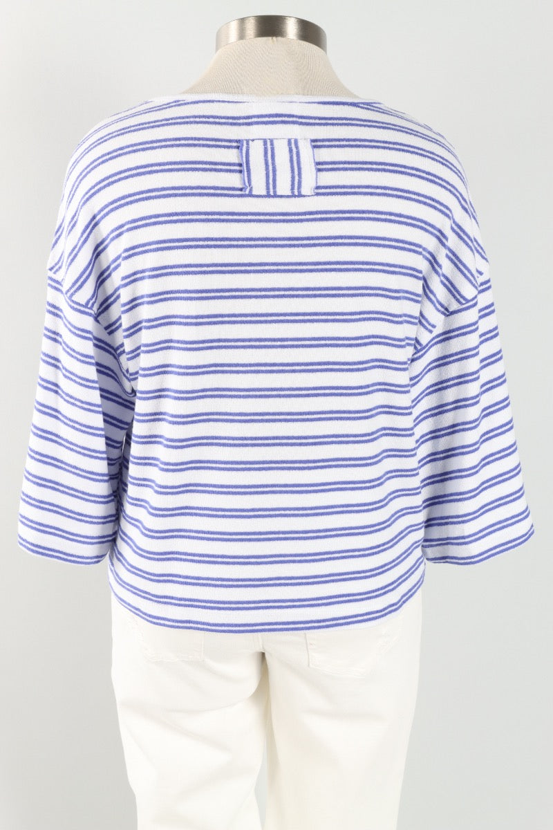 Wide Sleeve Tee - Blue
