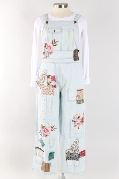 Patchwork Overall - Blue