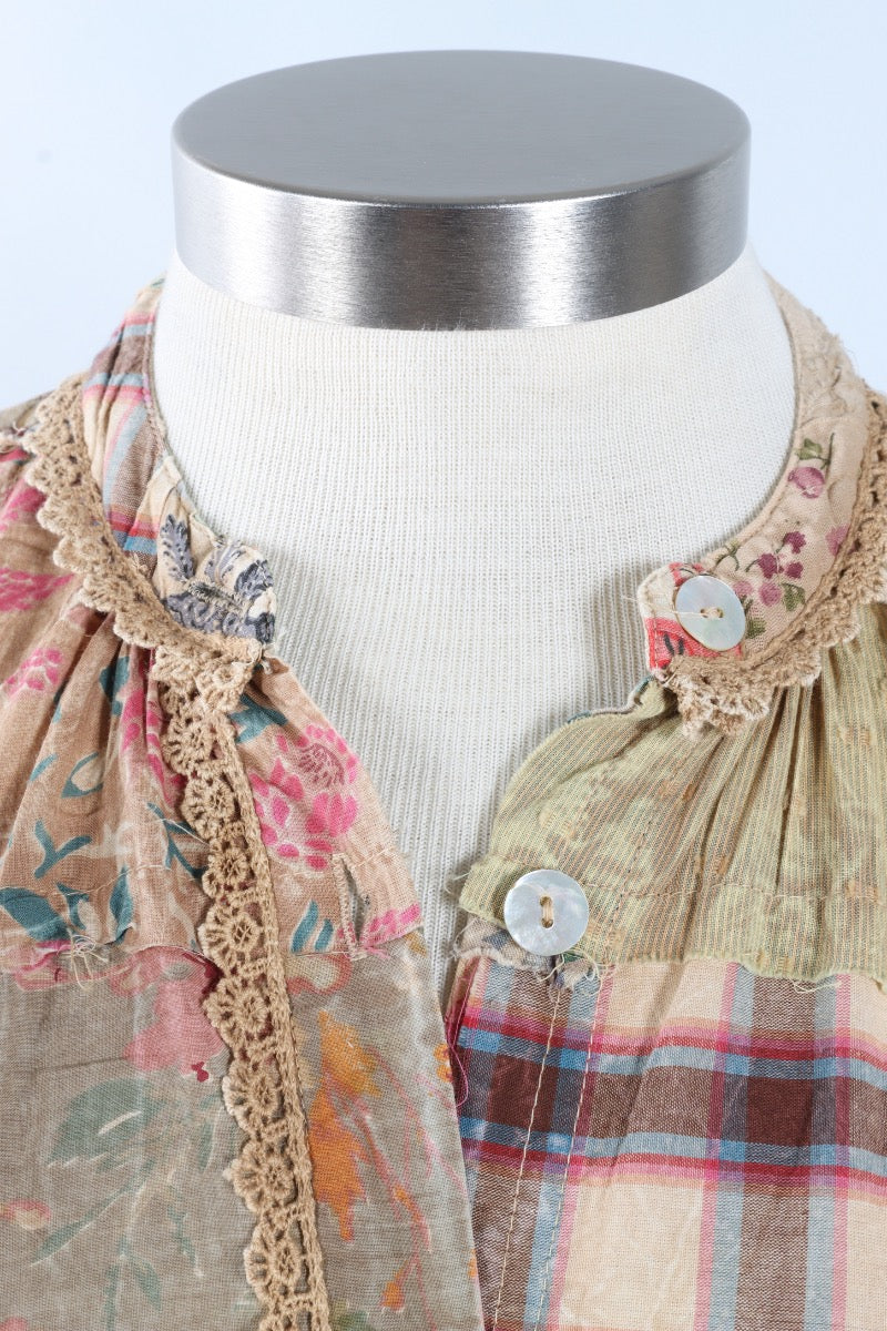 Patchwork Top - Natural
