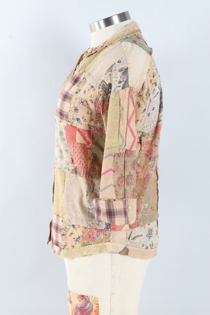 Patchwork Top - Natural