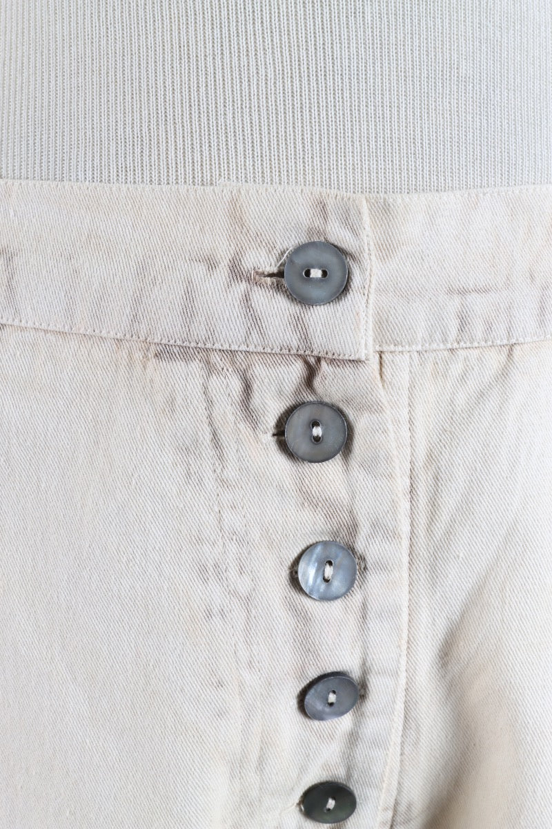 Applique Trouser - Cream