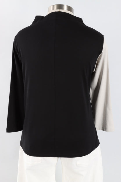 Colorblock Top - Black Multi 