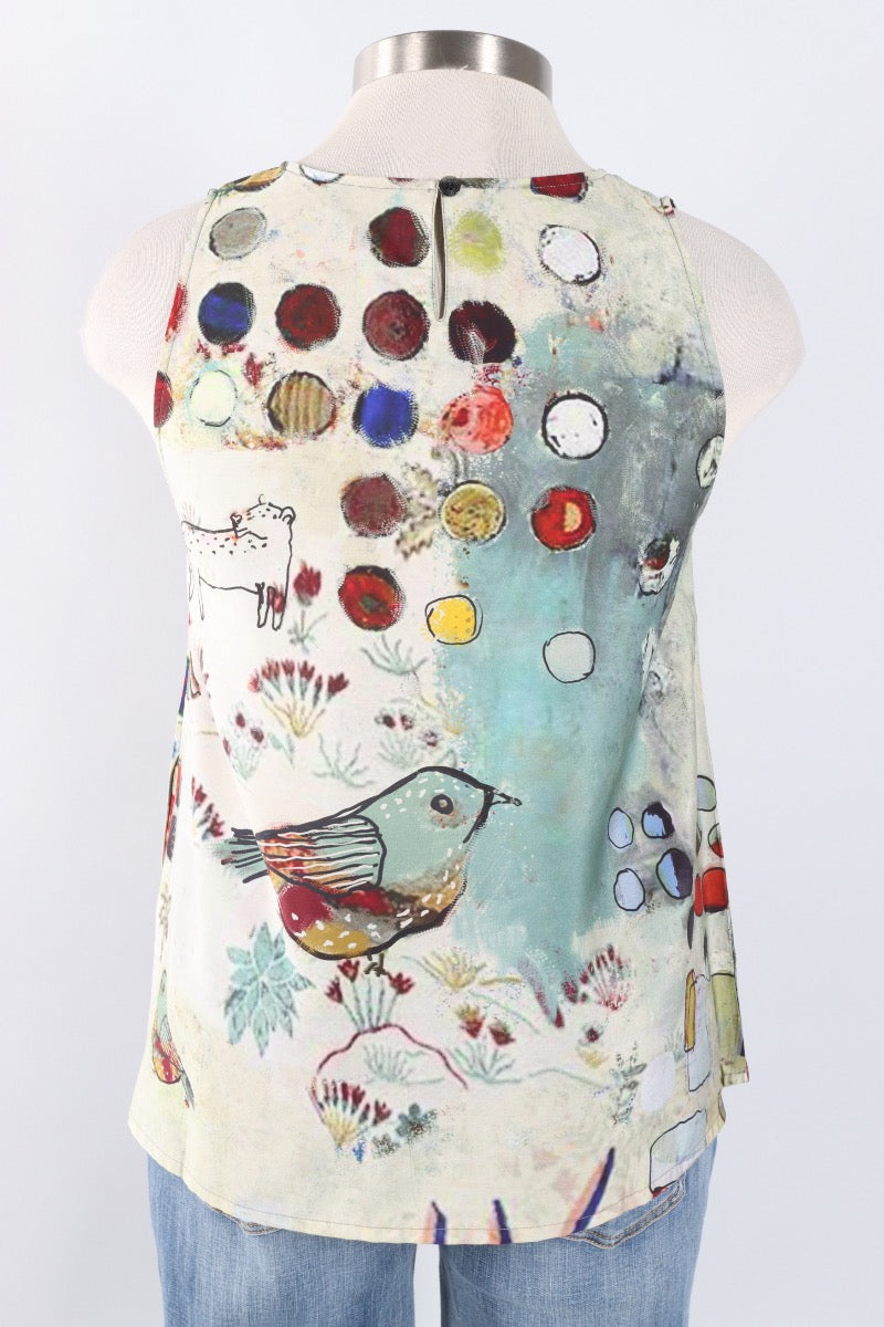 Keyhole Tank - Abstract Blue