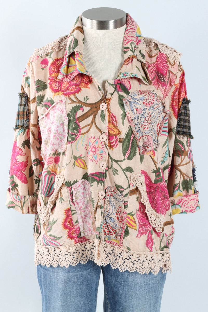 Sparrow Song Jacket - Magenta