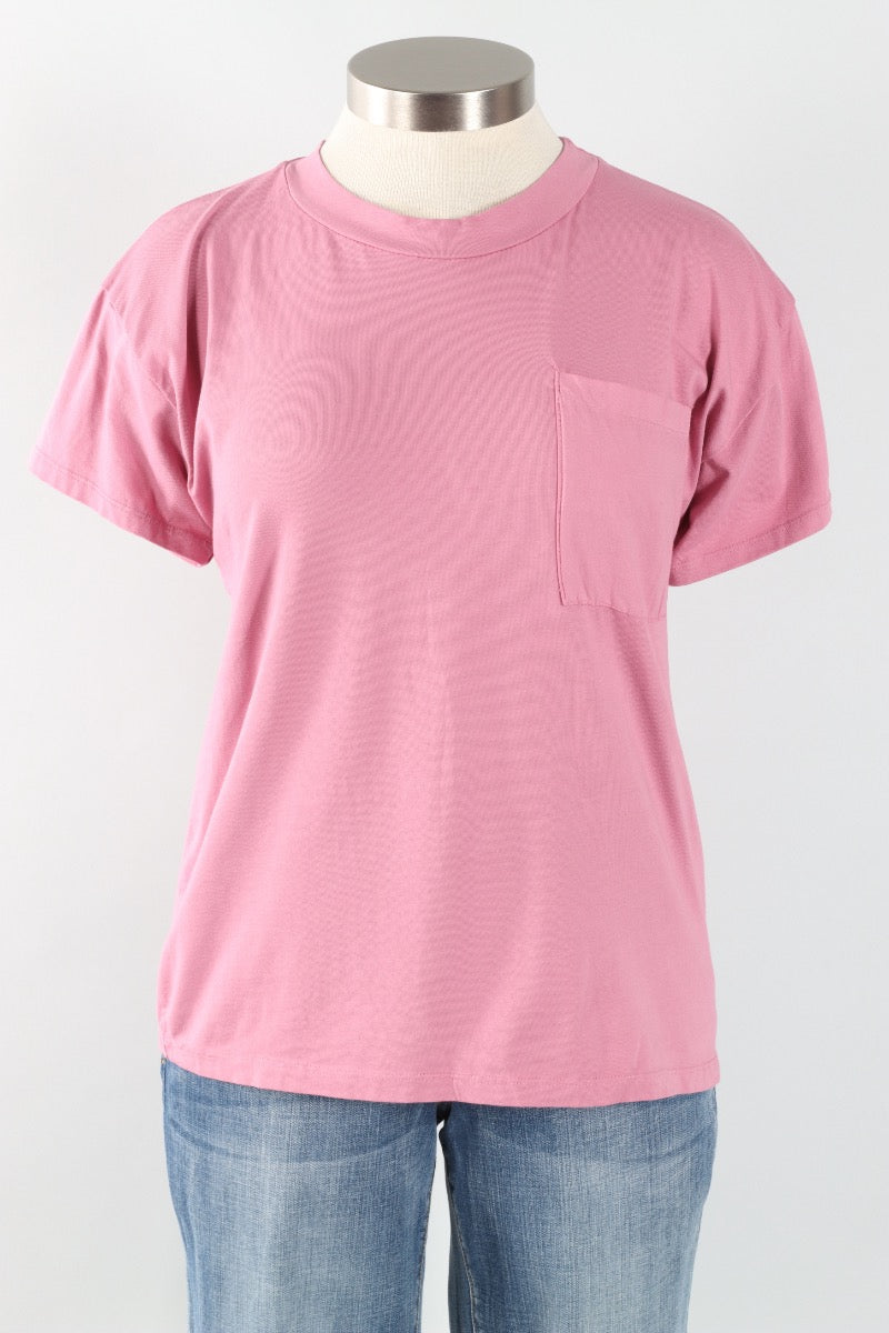 Pocket Tee - Berry