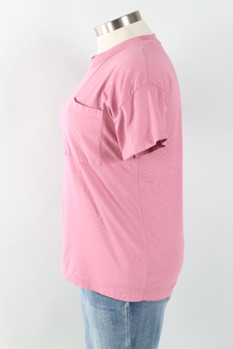 Pocket Tee - Berry
