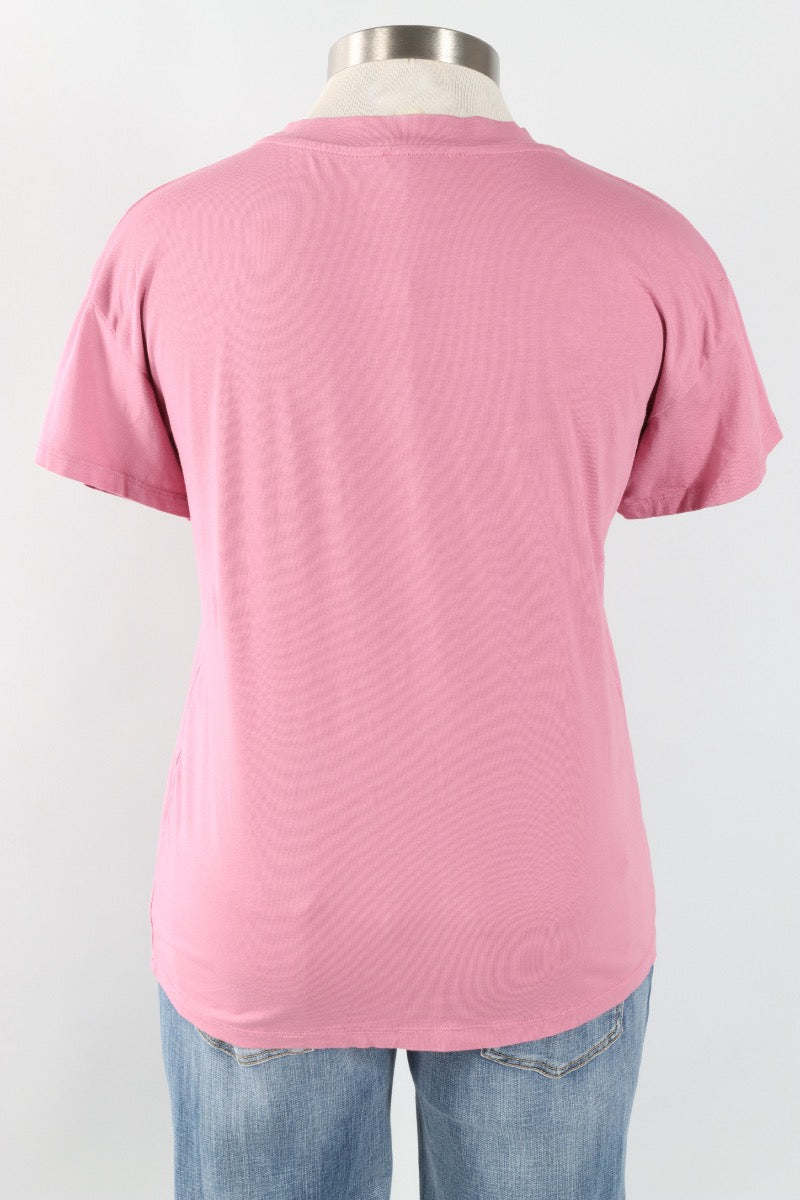 Pocket Tee - Berry