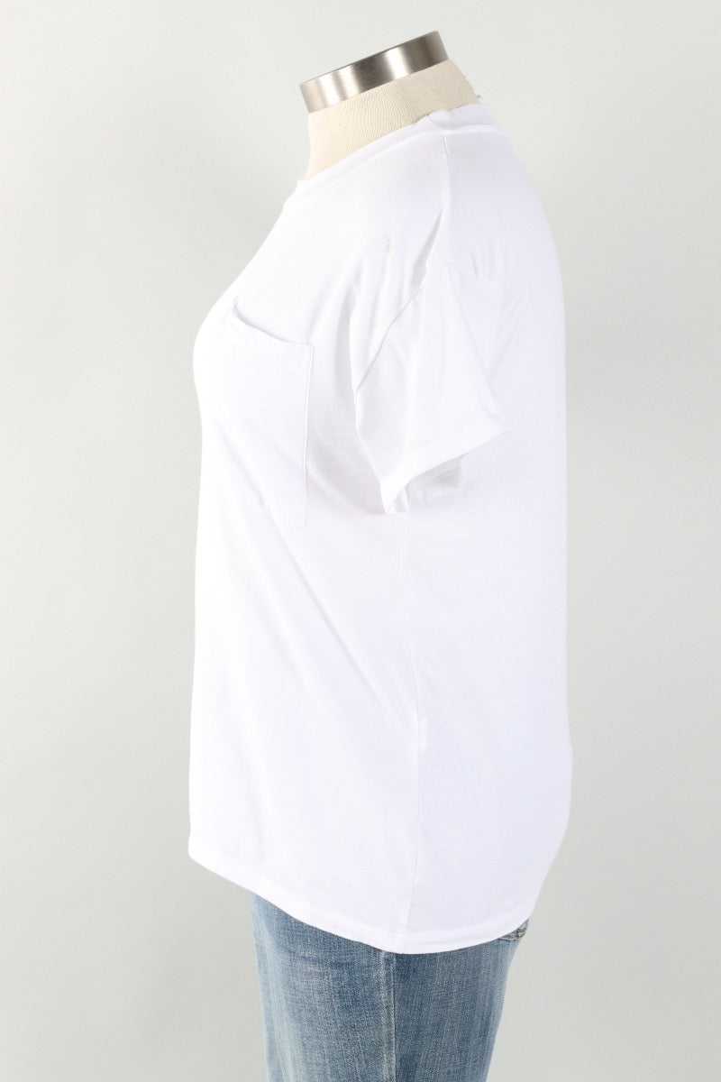Pocket Tee - White
