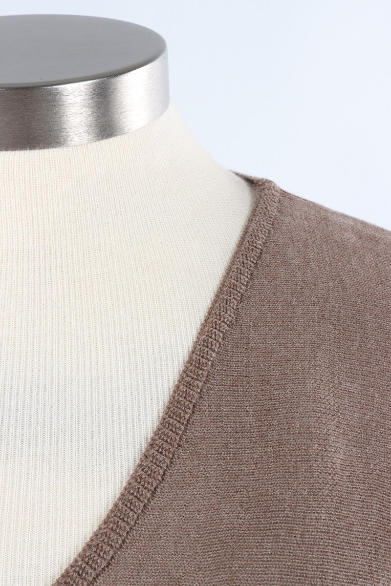Fringe Sweater - Taupe