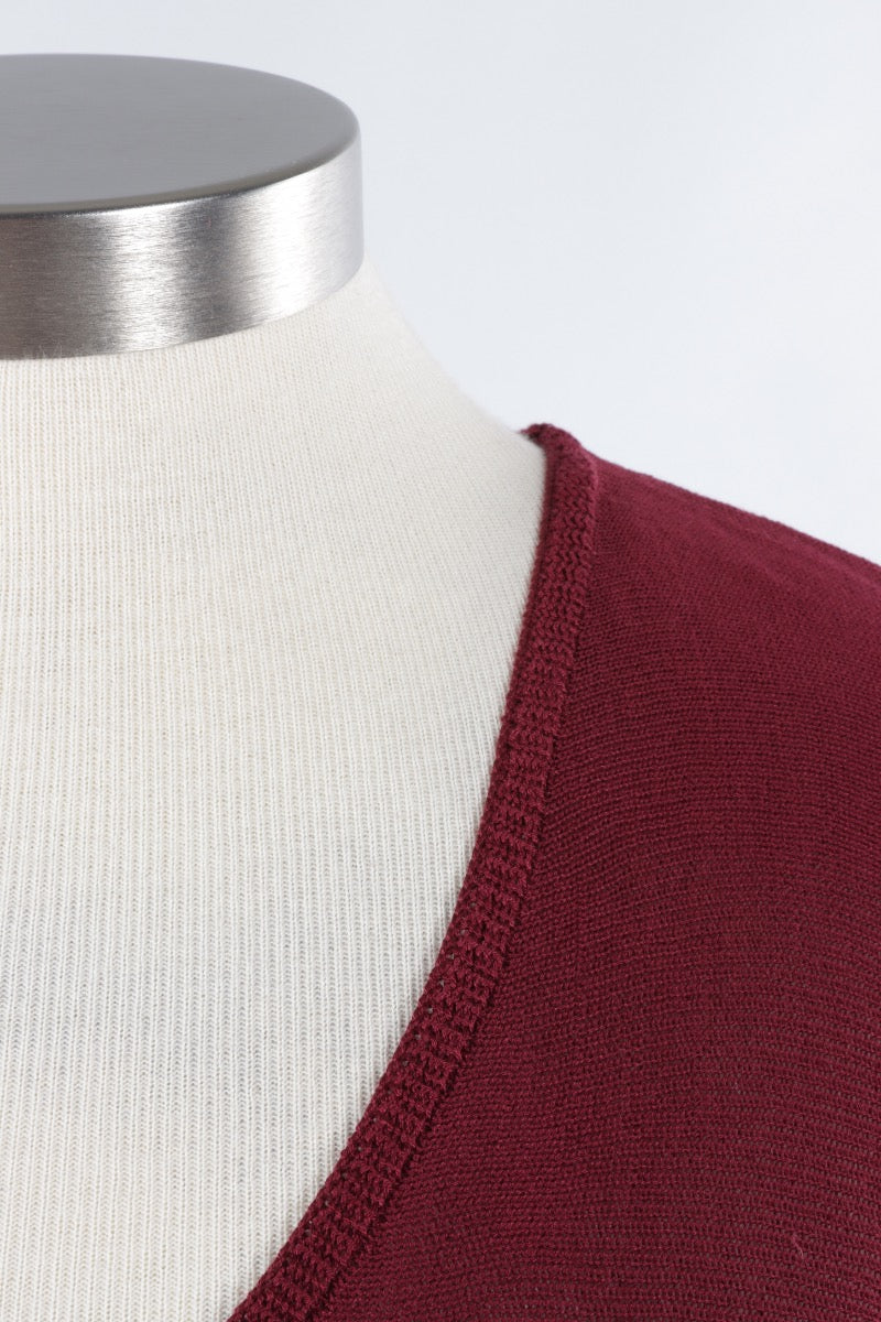 Fringe Sweater - Bordeaux