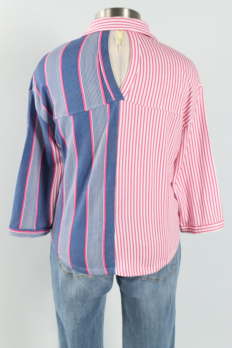 Fran Shirt Plus - Fuchsia