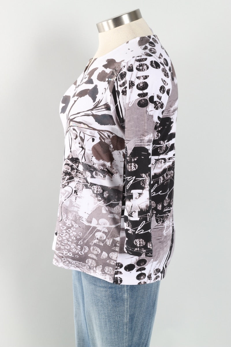 Ginger Top - Black & White