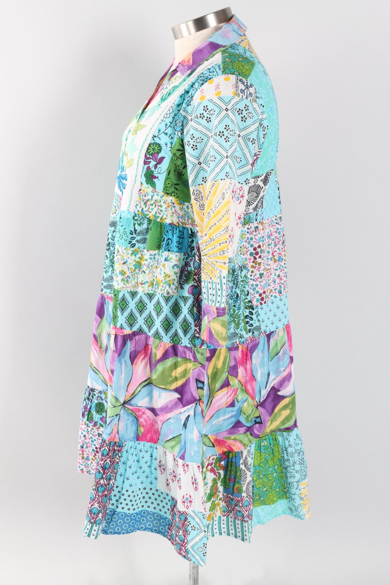 Amanda Embroidered Dress - Multi Color
