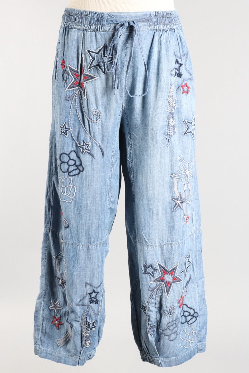 Safiya Pant - Blue 