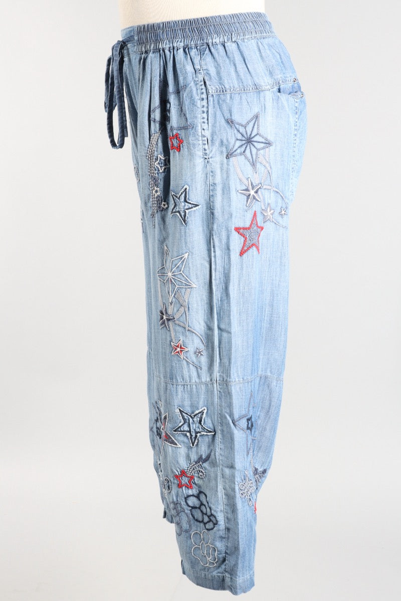 Safiya Pant - Blue 
