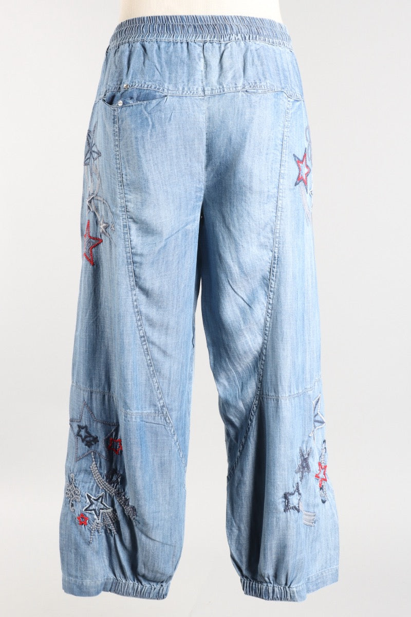 Safiya Pant - Blue 