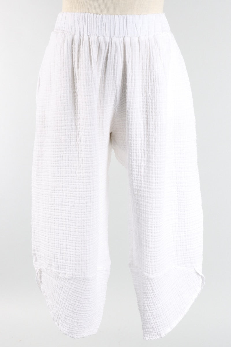 Hayes Pant Plus - White Gauze 