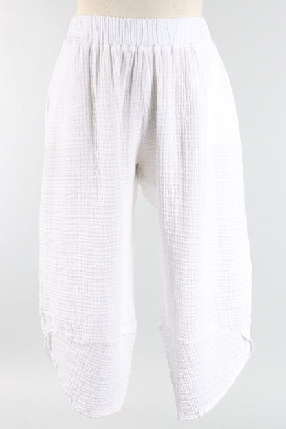 Hayes Pant - White Gauze 