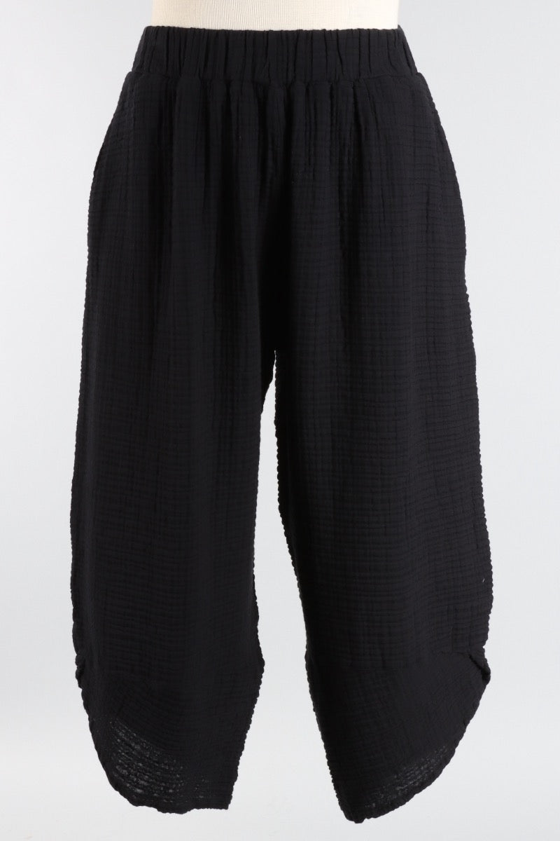 Hayes Pant - Black Gauze 