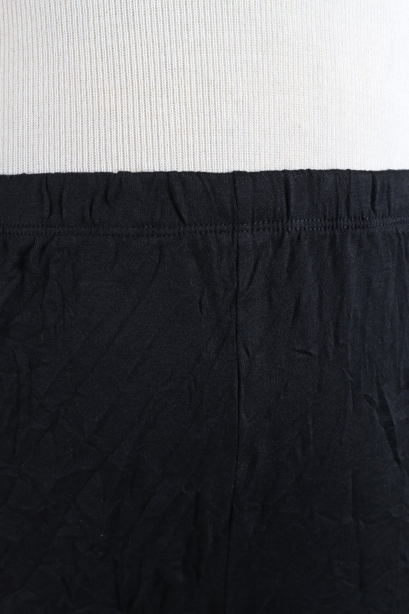 Carly Pant Plus - Black Crinkle