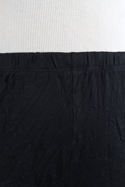 Carly Pant Plus - Black Crinkle