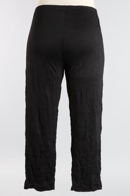 Carly Pant - Black Crinkle