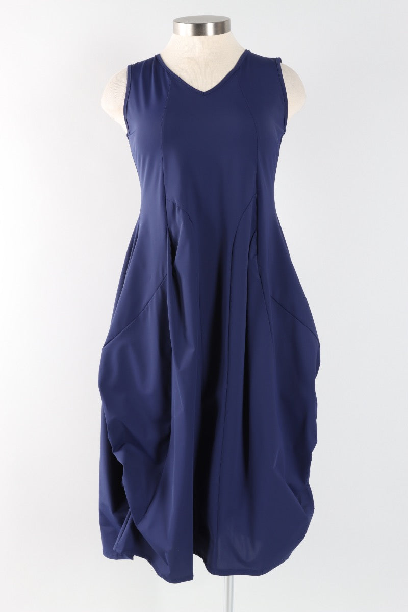 Veneto Dress - Navy