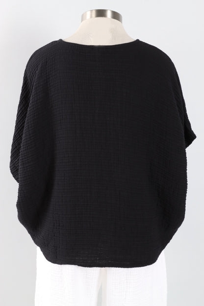 Kami Top Plus - Black Gauze 