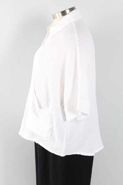 Prince Shirt - White Gauze
