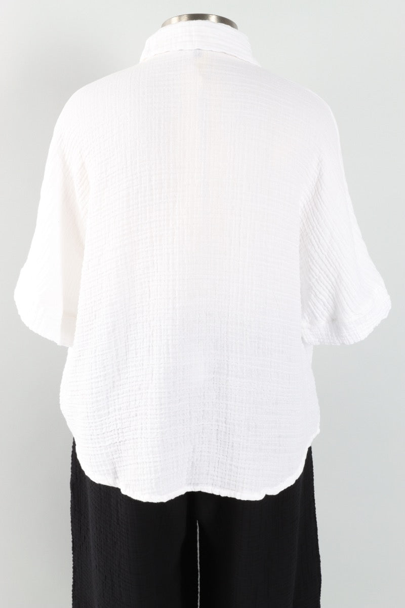 Prince Shirt - White Gauze