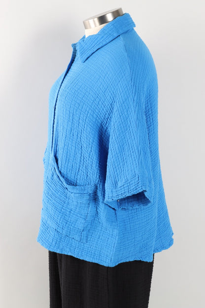 Prince Shirt - Turquoise Gauze 
