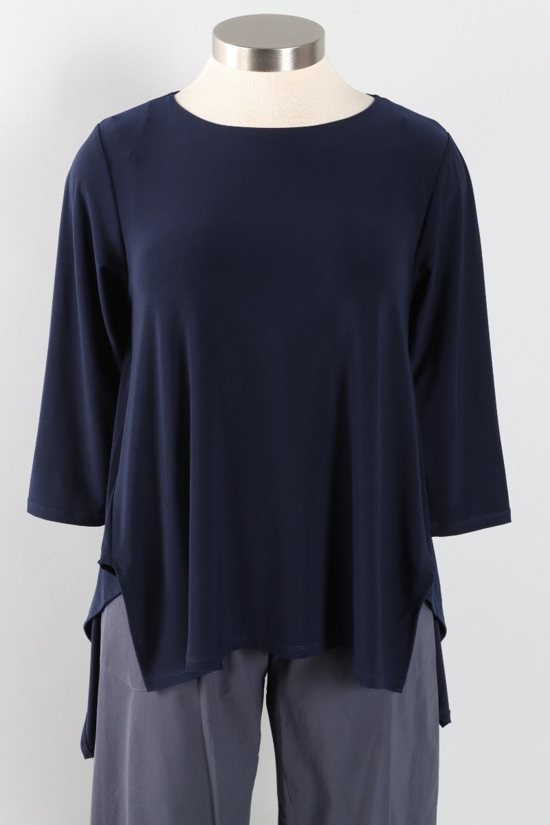 Juliette Top Plus - Navy 