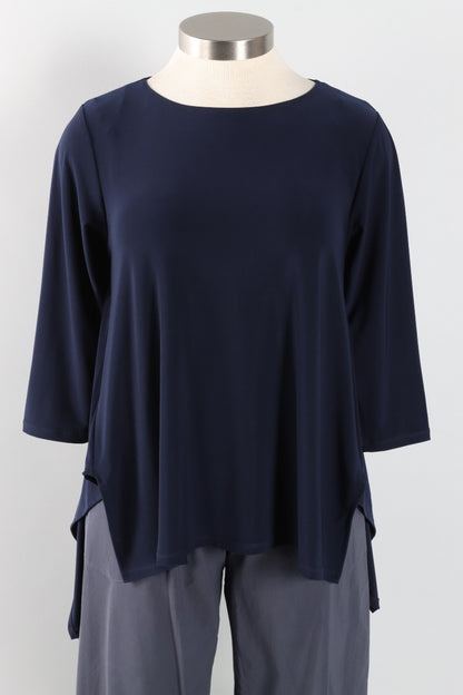 Juliette Top Plus - Navy 