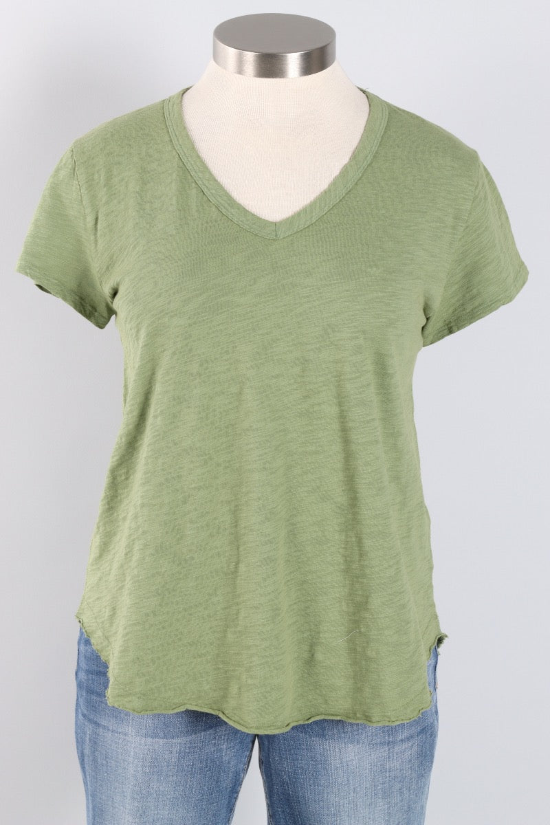 V-Neck Tee - Hazel