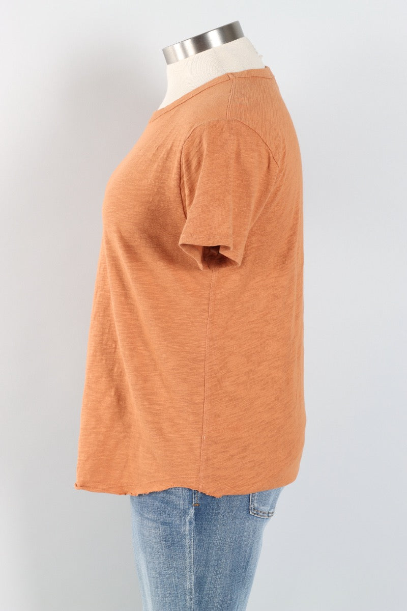 Short Sleeve Crew Tee - Honey Glaze