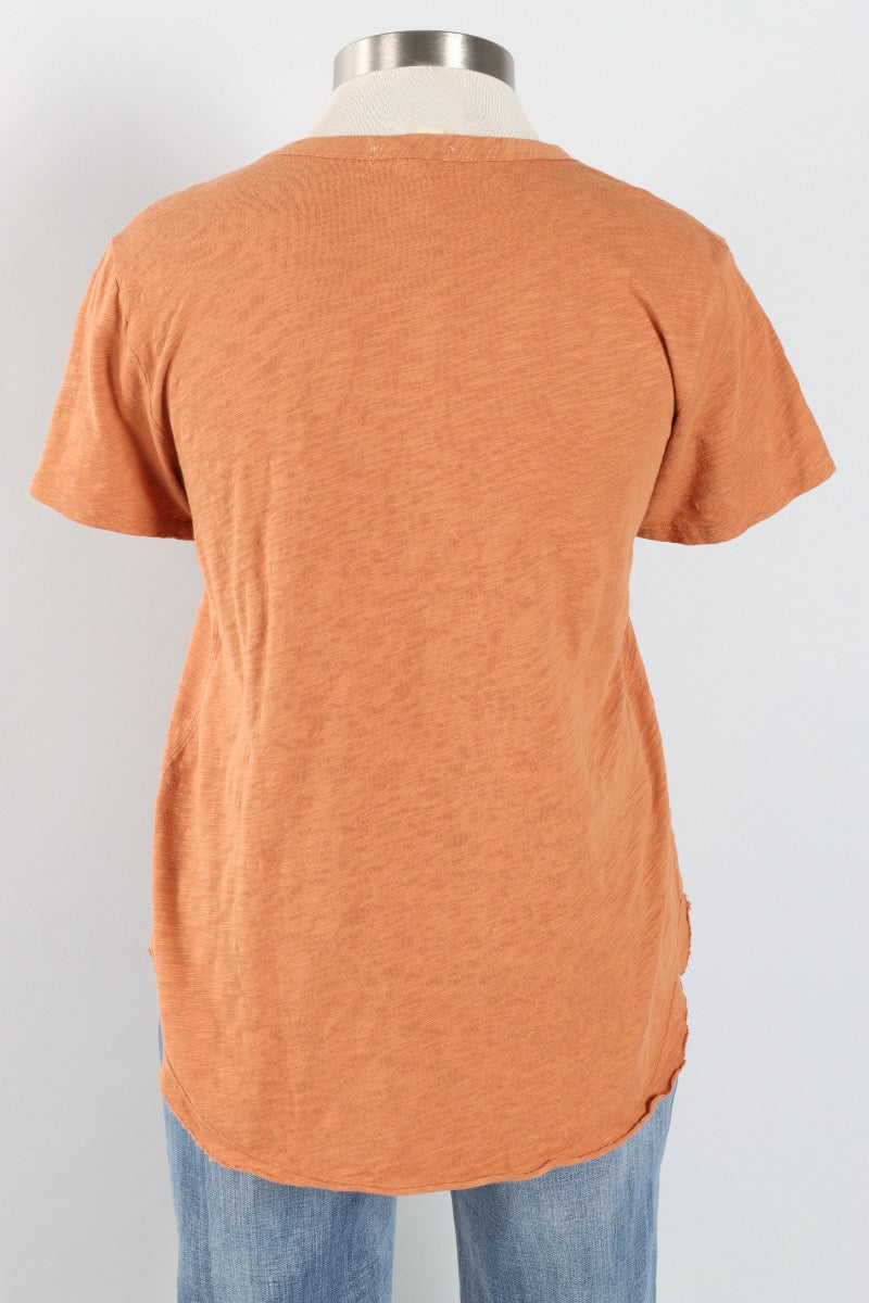 Short Sleeve Crew Tee - Honey Glaze