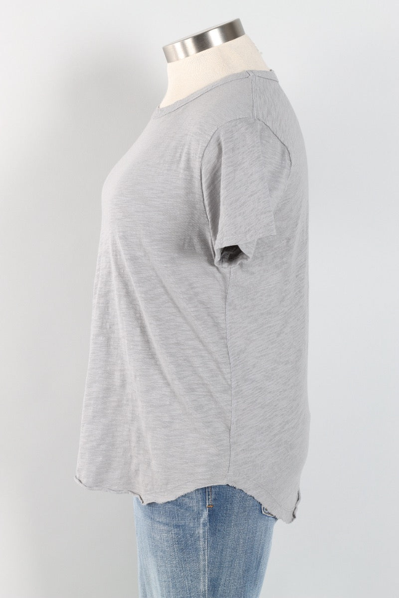 Short Sleeve Crew Tee - Heather Smoke