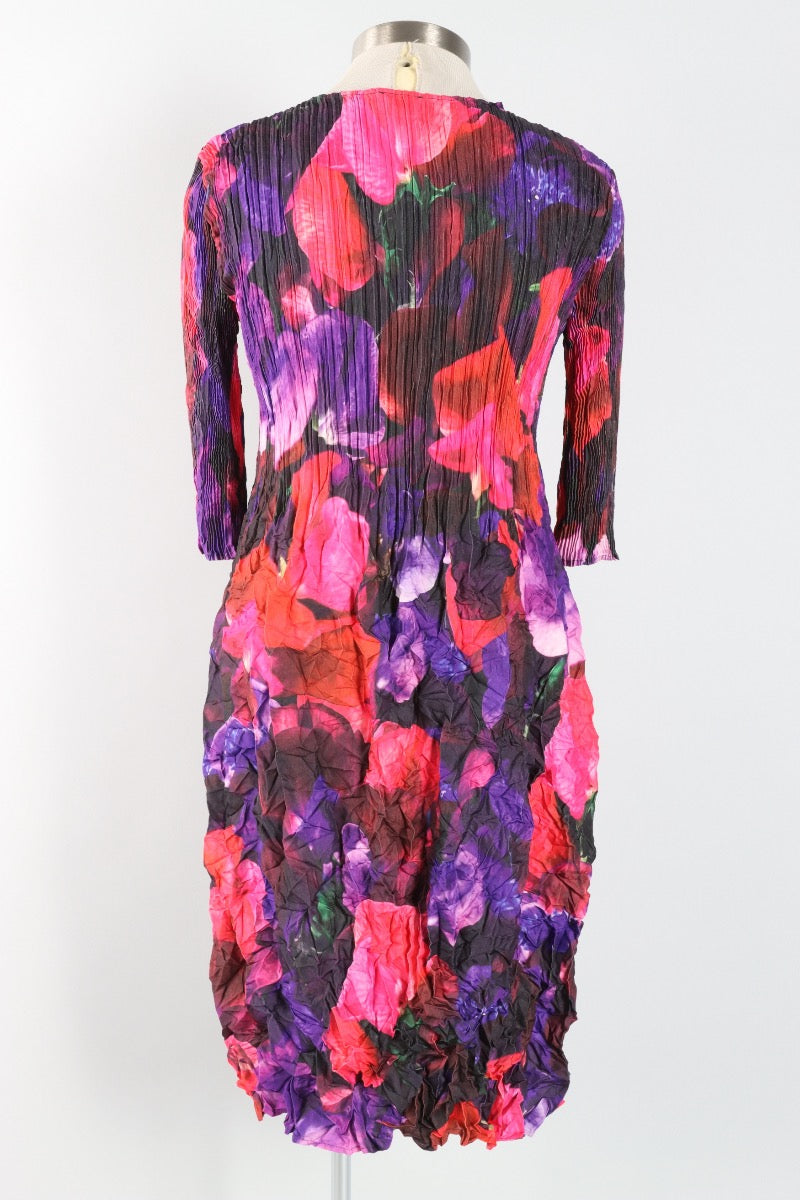 3/4 Sleeve Smash Pocket Dress - Sweet Pea