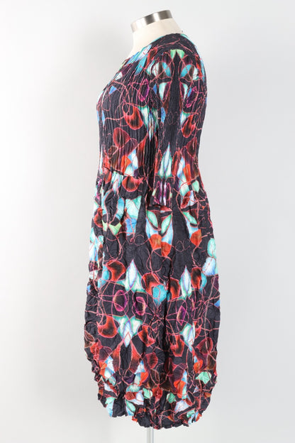 3/4 Sleeve Smash Pocket Dress - Kaleidoscope