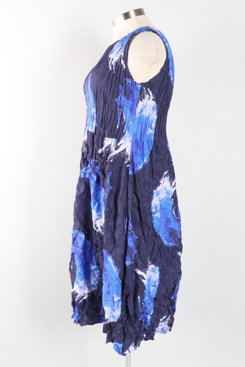 Smash Pocket Dress - Blue Splash