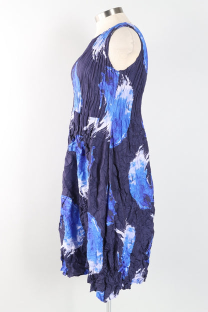Smash Pocket Dress - Blue Splash