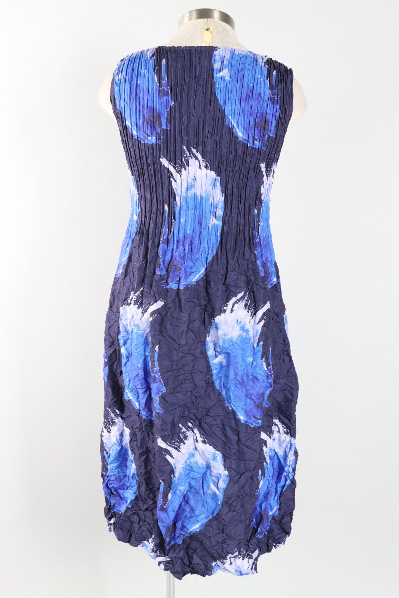 Smash Pocket Dress - Blue Splash