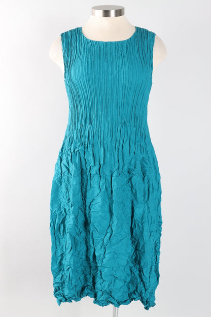 Smash Pocket Dress - Peacock