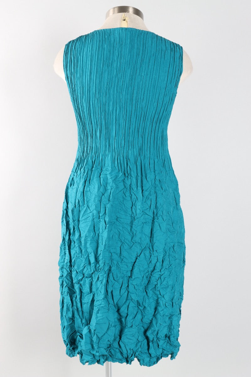 Smash Pocket Dress - Peacock