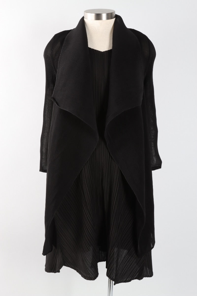 Short Collare Coat - Black