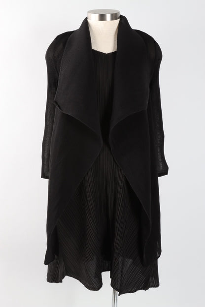 Short Collare Coat - Black